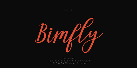 signature Font Calligraphy Logotype Script Brush Font Type Font lettering handwritten	
