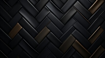 A close up of a colorful geometric pattern on a black background , generated by AI - obrazy, fototapety, plakaty