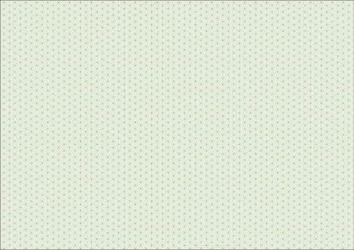日本の伝統紋様 麻の葉のシームレスパターン 緑