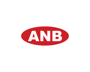 ANB logo design vector template
