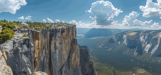 Beautiful View of Mountain Peaks
