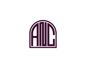 ANC Logo design vector template