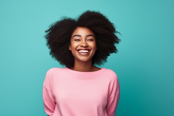 Fototapeta premium Portrait of Woman in Warm Sweater: Beauty in Winter