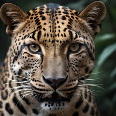 Obraz premium Close up of a leopard..