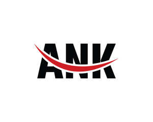 ANK Logo design vector template