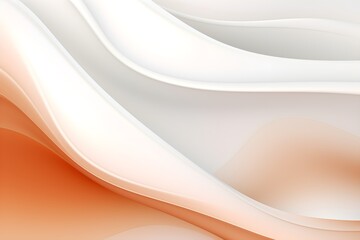 An orange and white background with a wavy design abstract background