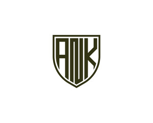 ANK Logo design vector template