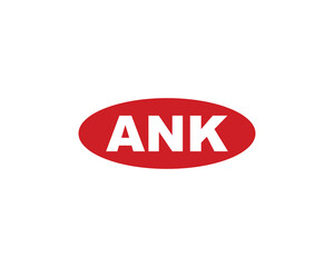 ANK Logo design vector template