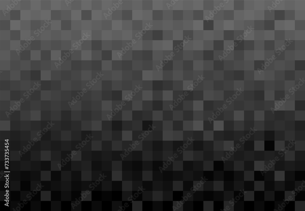 Poster abstract mosaic monochrome background. censor pixel bar in black color. blurry pixelated rectangle. 