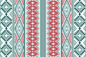 ethnic pattern native pattern black traditional sarong pattern Abstract american Geometric traditional Triangular native square lined red blue Design textile print fabric pattern carpet