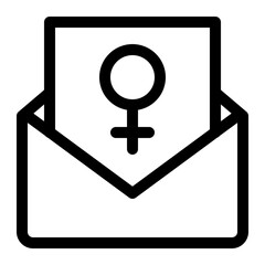 mail line icon