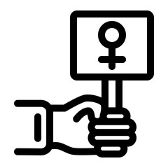 womens power line icon