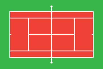 Tennis court field sport background