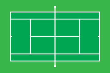 Tennis court field sport background