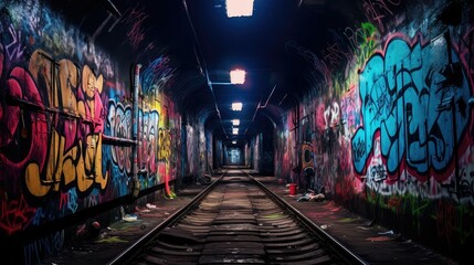 train subway tunnel
