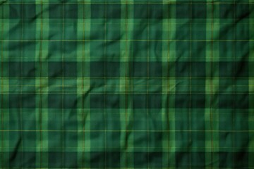 St Patrick day background texture with green pattern.tartan plaid pattern. Traditional Scottish checkered background. Green seamless texture.