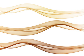 Light beige waves horizontal lines on a white background