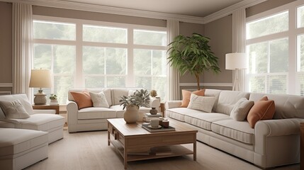 Fototapeta premium warmth cozy livingroom