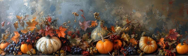 Autumn fall background  - obrazy, fototapety, plakaty