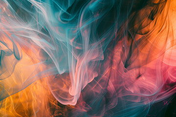 abstract background with colored smoke