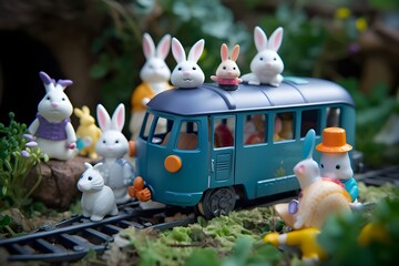 Vroom and Bloom: Bunny's Easter Egg Express