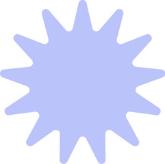 Microscopic cell and organism. Protection against invisible invaders, abstract techno element for modern and retro technological design. Simple color vector pictogram isolated on white background