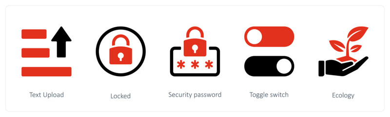 text upload, locked, security password