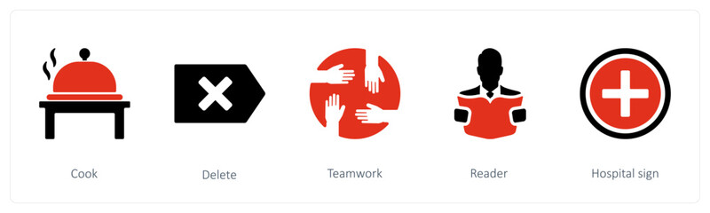 cook, delete, teamwork