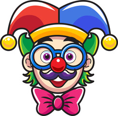 April fool day, joker Hat  icon