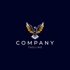 Obraz premium Bird logo design icon template