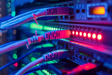 Naklejka premium connecting to the server
