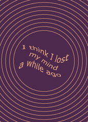 Poster with positive social media quotes, motivation posters on trendy abstract background in neutral colors.