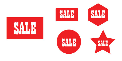 Big sale banner with write background.