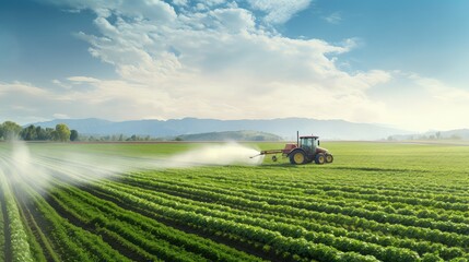 Obraz premium agriculture pesticide spray farm