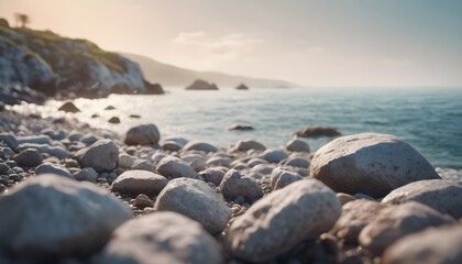 Fototapeta na wymiar Beautiful sea view with rocks
