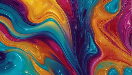 liquid_bright_colors_abstract_background - obrazy, fototapety, plakaty