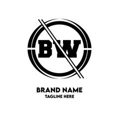 BW Logo Design And Monogram logo