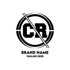 CR Logo Design And Monogram logo