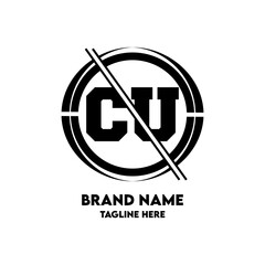 CU Logo Design And Monogram logo