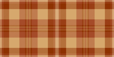 Fluffy texture background fabric, advertising pattern plaid seamless. Valentines day check vector tartan textile in orange and light colors.