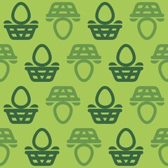 Easter seamless pattern