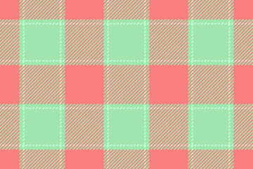 Textile check texture of tartan seamless pattern with a fabric background vector plaid.