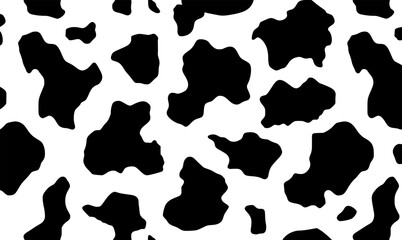 dairy cows / dalmation skin seamless pattern vector, for wallpaper, background or patterns, fabric motifs
