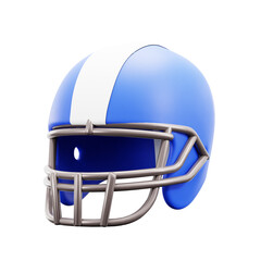 Fototapeta premium 3D American Football Helmet Icon