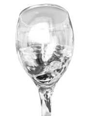 Glass of water transparent background