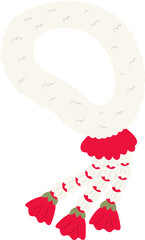 Jasmine Flower Garland Asian Culture Illustration