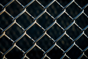 Fototapeta premium mesh chain link close-up