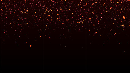 Vector dust particles with bokeh effect. Abstract magic background.
