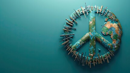 Greeting Card and Banner Design for International Day for Disarmament and Non-Proliferation Awareness Background