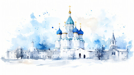 Painting Orthodox churches